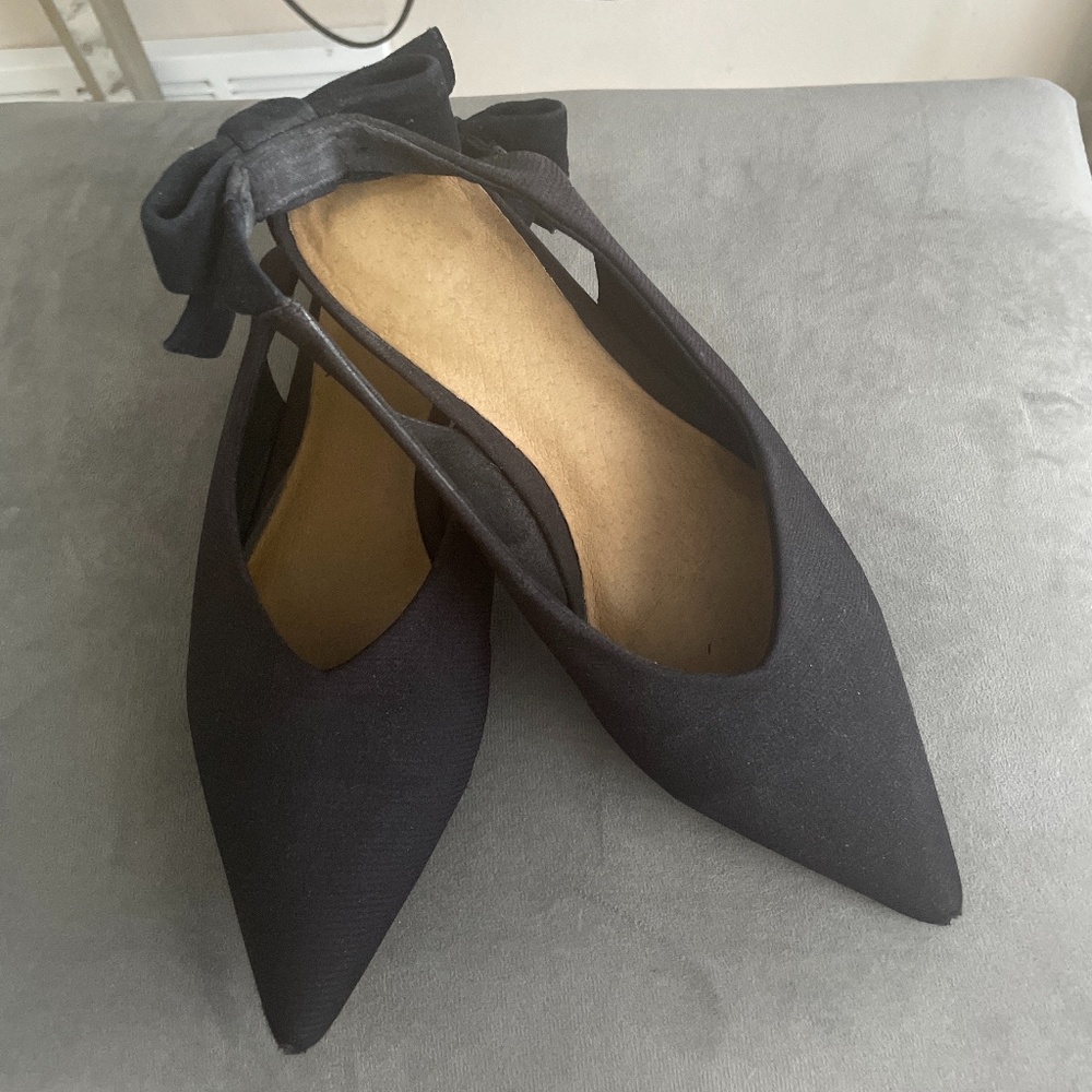 Shoe the Bear black bow shoes